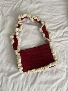 Handmade Crochet Cherry Bag