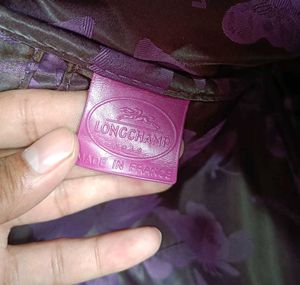 Original Authentic Longchamp Crocodile Embossed Pi