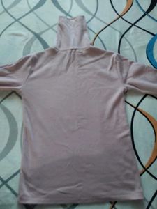 Pink high neck
