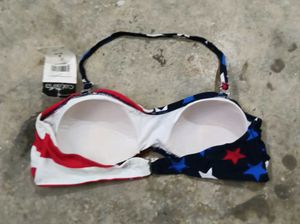 Red &amp; White Bikini Set
