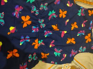 Colourful Butterfly Print Jumpsuit