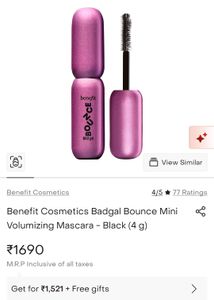 New Benefit BADgal Bounce Mascara 4g