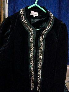 Elegant Black Velvet blazer