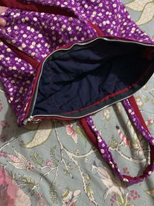 Boho Paisley Print Tote Bag