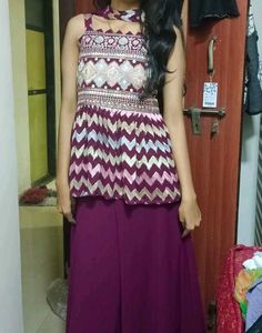Designer Kurta Set with Palazzo