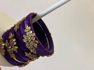 Purple Bangle Set