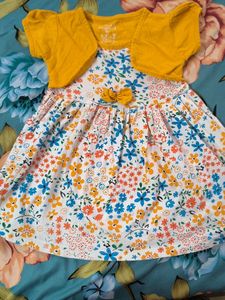 yellow Floral Dress
