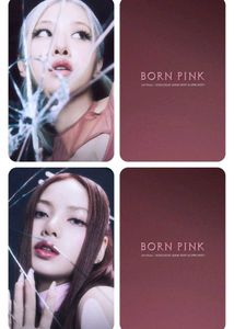 🖤 BORN PINK — LAMINATED PHOTOGRAPHS pack of an