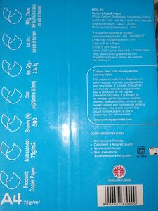 Century A4 Paper 500 Sheets
