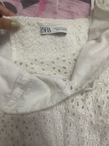 Zara Cute White Dress