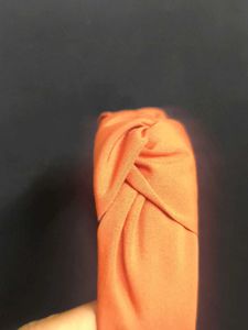 Orange Knotted Headband Hair Band