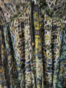 Zudio Paisley Print Georgette Maxi Dress / Gown