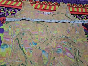Abstract Print Tank Top