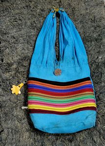 Pack 2 Zip 9 Denim Jhola &amp; Long Chain Sling Bags