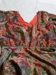 Stylish Floral Frock Suit – Elegant &amp; Comfortable