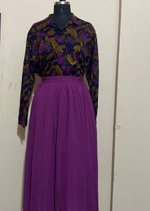 Vintage Paisley &amp; Floral Print Blouse