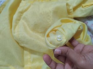 Yellow Linen Shirt Top🌼
