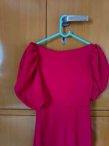 Chic Pink Wrap Dress