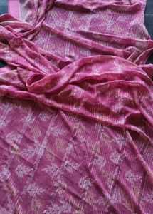 beautiful daily wear saree set, blouse and peticoa
