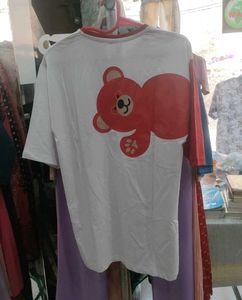HM White &amp; Red T-Shirt