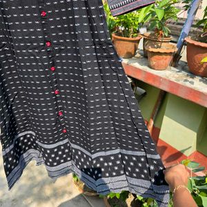 Stylish Black Printed Kurta