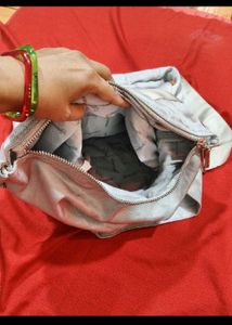 Stylish Silver Crossbody Bag