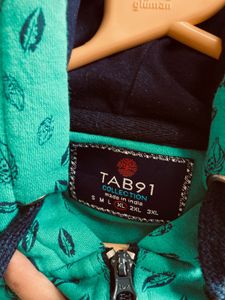 Green Printed Sweater Women