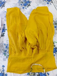 Yellow Embroidered Kurta Set with Dupatta