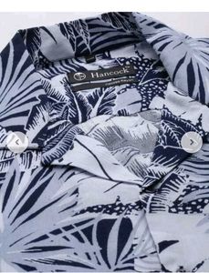 HANCOCK Tropical Print Shirt