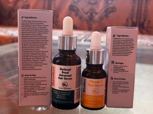 Skinetium Hair &amp; Face Serum Set
