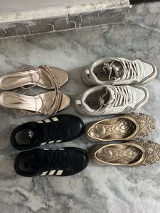 Assorted Women's Footwear Bundle & Denim jacket