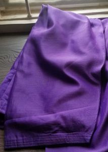 Vibrant Purple Satin Pants