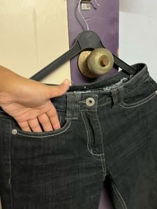 straight fit Classic Black Denim Jeans