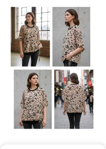Patterned Flowy Top