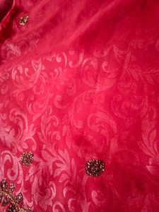 MAROON Designer SILK BLEND SAREE