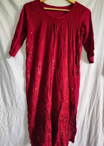 Elegant Sequined Kurtas - Set of 3