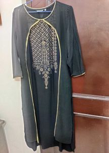 Elegant Black Kurti ✨🖤
