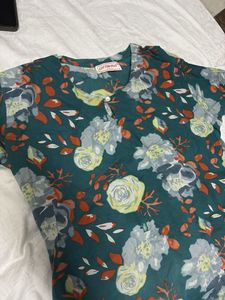 Cotton Plus Floral Print Kurta