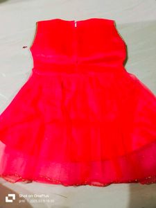 Red Frock For Baby Girls