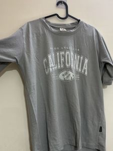 Grey "California" Graphic T-Shirt