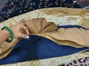 Nevy blue velvet lahanga