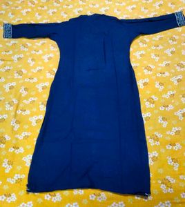 Elegant Blue Embroidered Kurta
