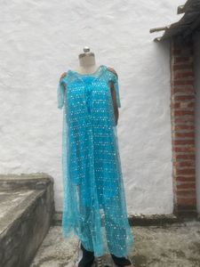 Sparkling Blue Princess Dress Costume