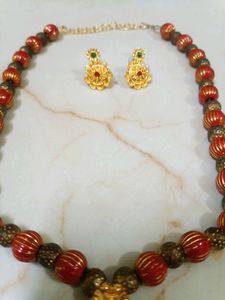 Beautiful Big Pearl Pendant Set