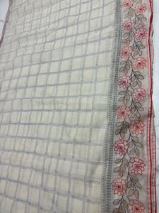 Elegant Embroidered Saree