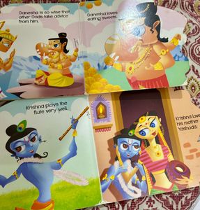 Set of 4 hardbound cut out books (3-5 year olds)