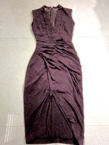 Elegant Ruched Midi Dress