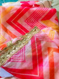 Pink Floral Print Kurta Set with Dupatta💖