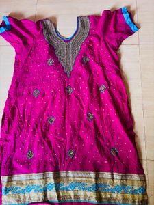 diamond work kurti