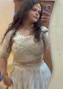 Beautiful White Lehenga Choli